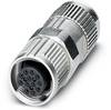 Phoenix Contact 1559631 Sensor-/Aktor-Steckverbinder, unkonfektioniert M12 Buchse, gerade Polzahl Sensoren: 12 1 St.