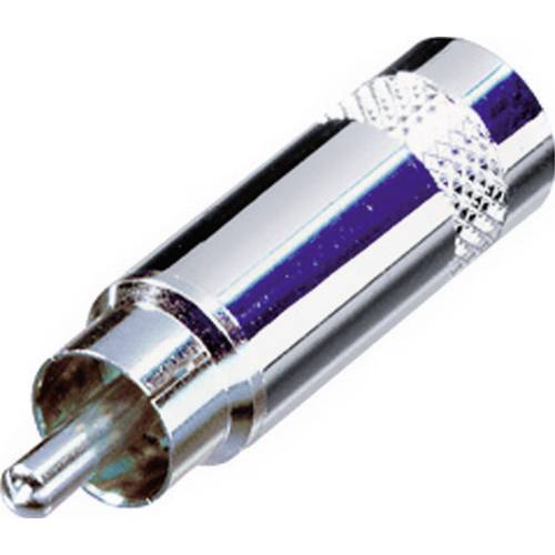 Rean AV NYS352 Cinch-Steckverbinder Stecker, gerade Polzahl: 2 Silber 1 St.