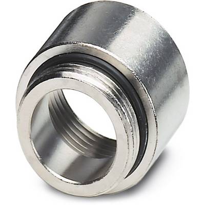 Ein rotierender Metallköper mit Gewinde und O-Ring, möglicherweise als Verbindungselement in technischen Anwendungen verwendet.