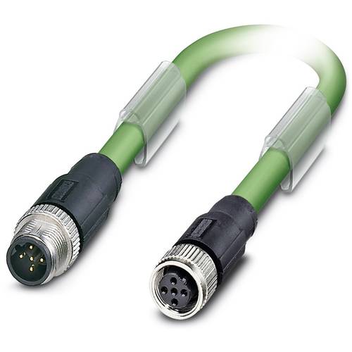 Thumbnail - Phoenix Contact 1507214 Sensor-/Aktor-Datensteckverbinder, konfektioniert M12 Stecker, gerade, Buchse, gerade 10.00 m Po...