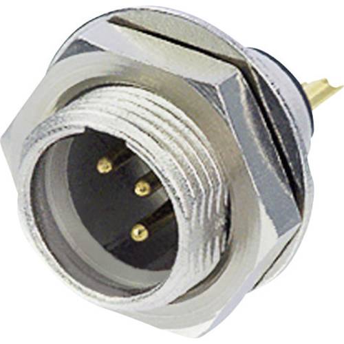 Rean AV RT4MPR Miniatur-XLR-Steckverbinder Stecker, Einbau vertikal Polzahl: 4 Silber 1 St.
