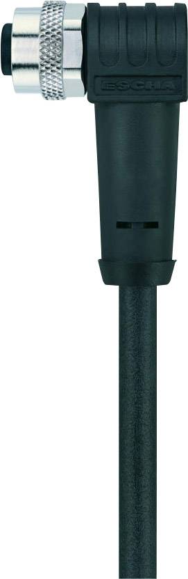 ESCHA 8046242 Sensor-/Aktor-Steckverbinder, konfektioniert M12 Buchse, gewinkelt 5 m Polzahl: 5