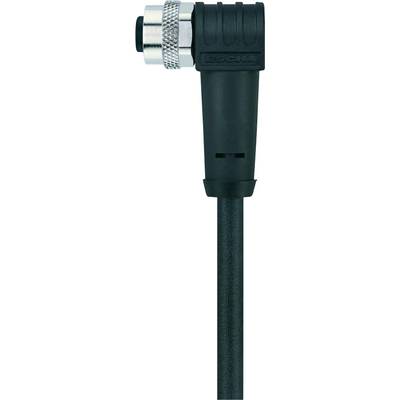 Escha 8046994 Sensor-/Aktor-Steckverbinder, konfektioniert M12 Buchse, gewinkelt 5.00 m Polzahl: 8 1 St. 