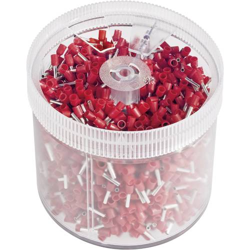 Vogt Verbindungstechnik 470408.s15 Aderendhülse 1.5 mm² Teilisoliert Schwarz 1500 St.