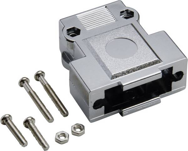 BKL Electronic 10120247 10120247 Polzahl: 9 Kunststoff, metallisiert 180 ° Silber 1 St.