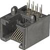ASSMANN WSW A-20042/LP Modulare Einbaubuchse A-20042/LP Buchse, Einbau horizontal Pole: 8P8C Schwarz 1 St.