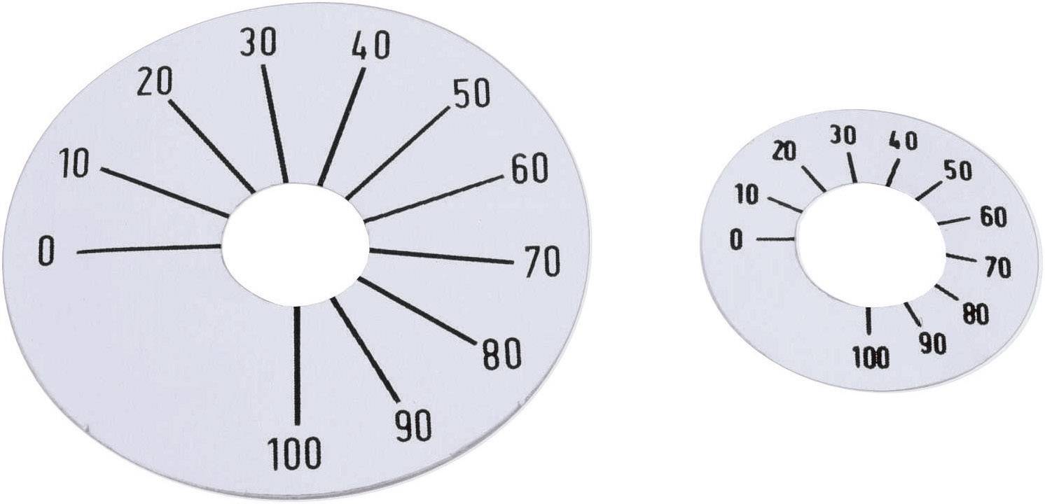 Selbstklebende Skalenscheibe