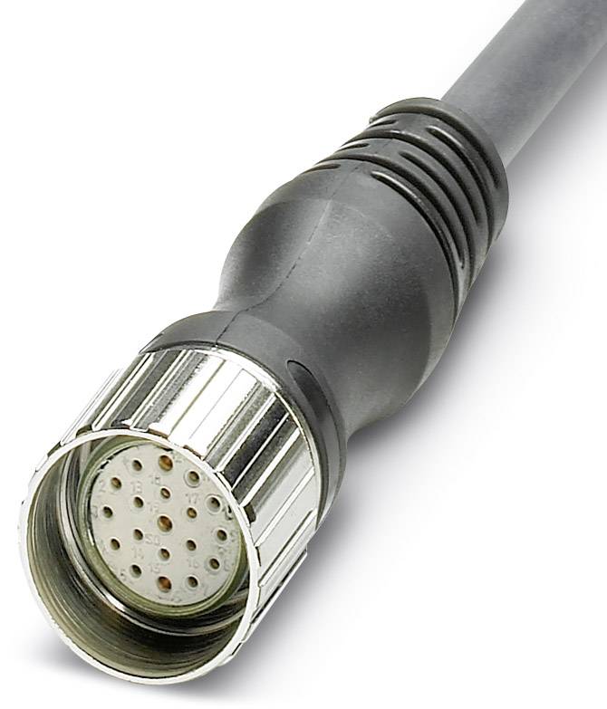 Phoenix Contact 1684056 Sensor-/Aktor-Anschlussleitung M12 Buchse, gerade 5.00 m Polzahl Sensoren: 19 1 St.