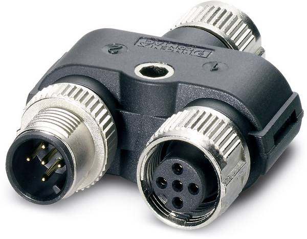 Phoenix Contact 1419933 Sensor-/Aktor-Verteiler und Adapter M12 Adapter, Y-Form Polzahl Sensoren: 5 5 St. Package