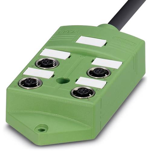 Thumbnail - Phoenix Contact SACB-4/ 8- 5,0PUR SCO 1516988 Sensor/Aktorbox passiv M12-Verteiler mit Metallgewinde 1 St.