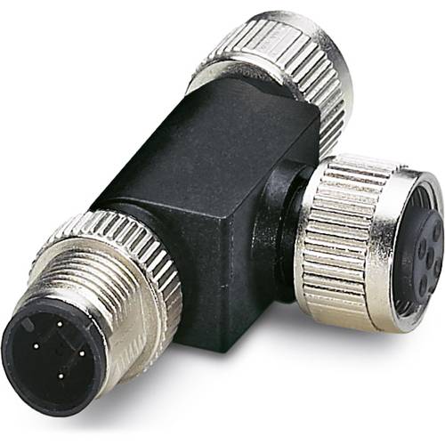Thumbnail - Phoenix Contact 1559783 Sensor-/Aktor-Verteiler und Adapter M12 SPEEDCON Adapter, T-Form Polzahl Sensoren: 4 5 St.