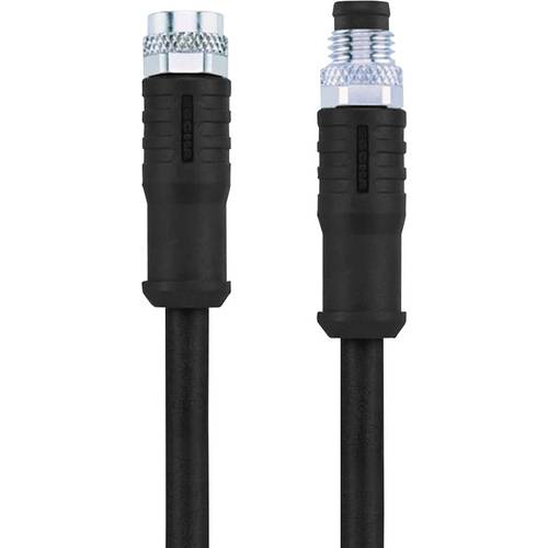 Escha 8046258 Sensor-/Aktor-Steckverbinder, konfektioniert M8 Stecker, gerade, Buchse, gerade 2.00 m Polzahl Sensoren: 4...