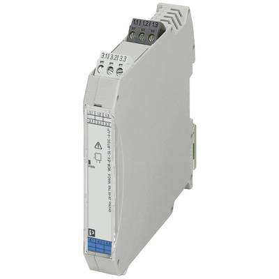 Industrieelektronikmodul mit mehreren Anschlussklemmen, oft für Steuerungs- oder Automatisierungszwecke verwendet. Rechteckige Form.