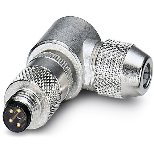 Phoenix Contact 1436466 Sensor-/Aktor-Steckverbinder, unkonfektioniert M8 Stecker, gewinkelt Polzahl Sensoren: 4 1 St. P...