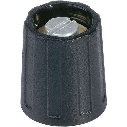OKW A2610040 A2610040 Drehknopf mit Zeiger Schwarz (Ø x H) 10 mm x 14 mm 1 St.