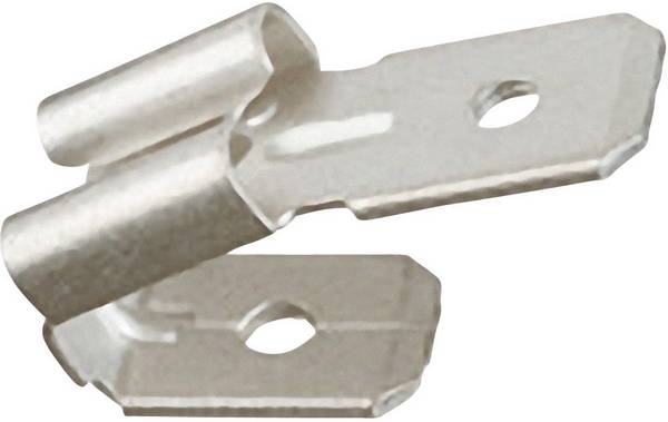 Klauke 725 Flachsteckverteiler Steckbreite: 6.3 mm Steckdicke: 0.8 mm 15 ° Unisoliert Metall 1 St.