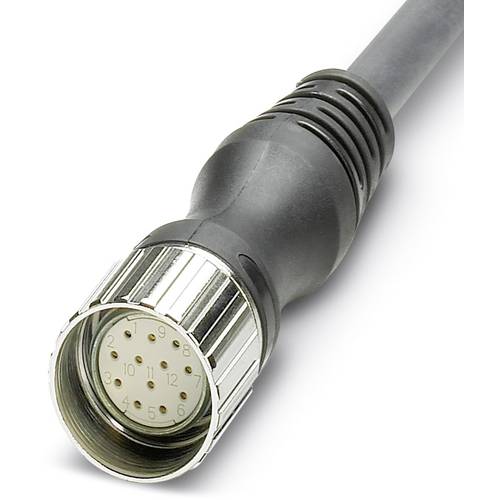 Phoenix Contact 1684027 Sensor-/Aktor-Anschlussleitung M12 Buchse, gerade 10.00 m Polzahl Sensoren: 12 1 St.