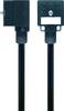 Ventilsteckverbinder Bauform A Schwarz VA21-230.0-5/S370 Pole:2+PE 8047806 Escha Inhalt: 1 St.