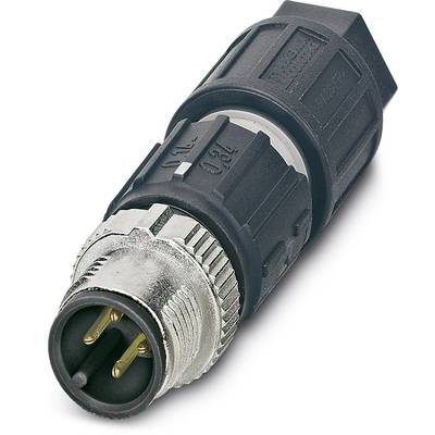Phoenix Contact 1521575 Sensor-/Aktor-Steckverbinder, unkonfektioniert M12 Stecker, gerade Polzahl Sensoren: 4 1 St.