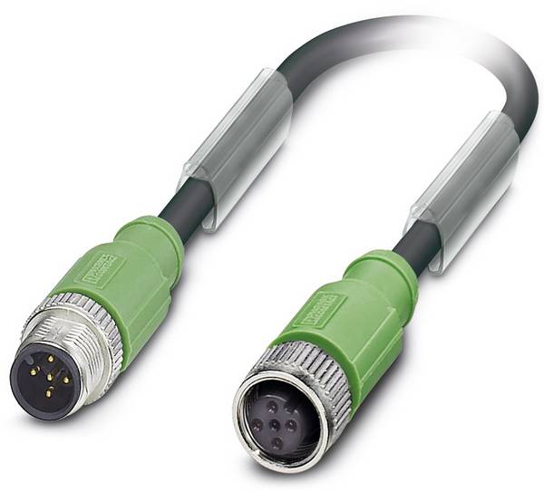 Phoenix Contact 1500910 Sensor-/Aktor-Steckverbinder, konfektioniert M12 Stecker, gerade, Buchse, gerade 3.00 m Polzahl Sensoren: 5 1 St.