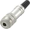 TRU COMPONENTS 718927 Klinken-Steckverbinder 3.5 mm Buchse, gerade Polzahl: 4 Stereo Silber 1 St.