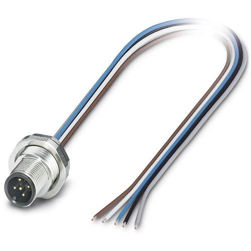 Thumbnail - Phoenix Contact 1520026 Sensor-/Aktor-Einbausteckverbinder M12 Stecker, Einbau 0.50 m Polzahl Sensoren: 5 1 St.