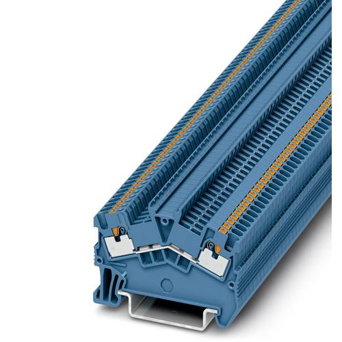 Phoenix Contact 3214550 Durchgangsklemme 3.5 mm Schnellanschluss Blau 50 St.