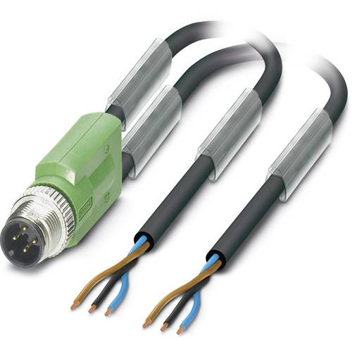Phoenix Contact 1669754 Sensor-/Aktor-Steckverbinder, konfektioniert M12 Stecker, gerade 5.00 m Polzahl Sensoren: 3 1 St...