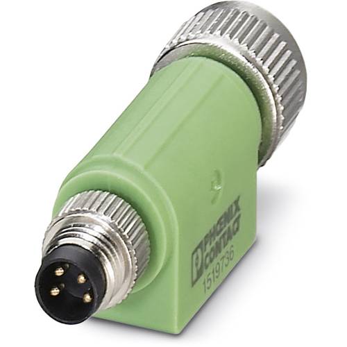Thumbnail - Phoenix Contact 1519736 Sensor-/Aktor-Verteiler und Adapter M8, M12 Adapter, gerade Polzahl Sensoren: 3 5 St.