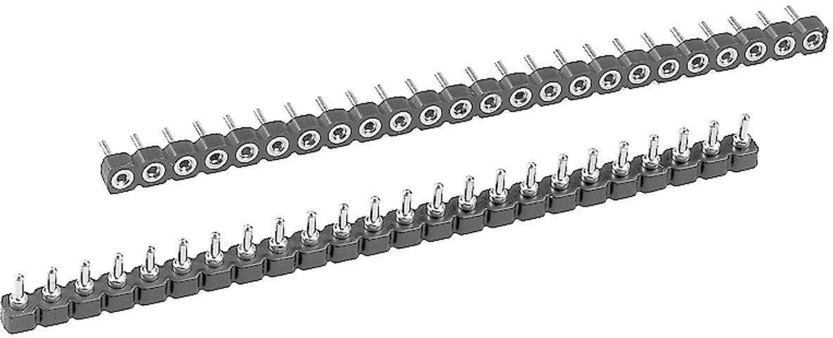 WPPRO W & P Products 186-08-1-50-00 IC-Buchsenleiste Rastermaß: 2.54 mm Polzahl: 8 1 St.