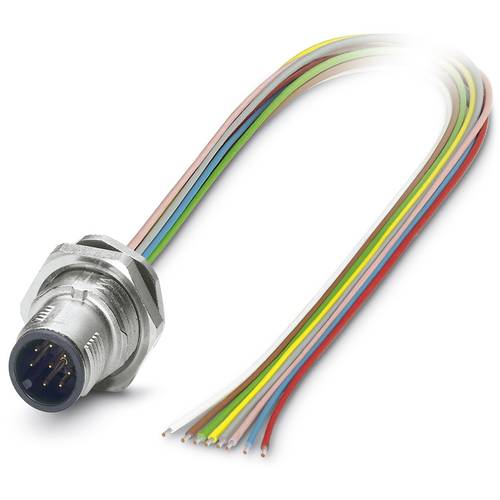 Thumbnail - Phoenix Contact 1419687 Sensor-/Aktor-Einbausteckverbinder M12 Stecker, Einbau 0.50 m Polzahl Sensoren: 8 1 St.
