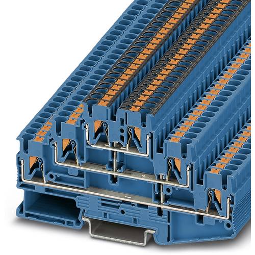 Phoenix Contact 3000716 Mehrstockklemme 5.2 mm Schnellanschluss Blau 50 St.