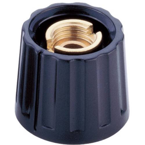 Mentor 332.4 332.4 Drehknopf Schwarz (Ø x H) 20 mm x 15 mm 1 St.