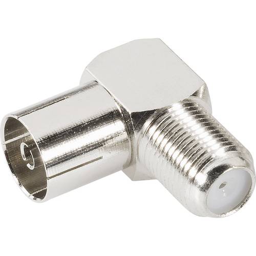 BKL Electronic 0403137 0403137 Koax-Adapter Koax-Buchse - F-Buchse 1 St.