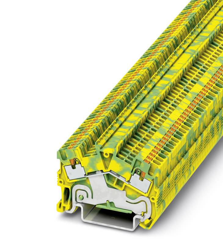 Phoenix Contact 3214563 Dreistock-Schutzleiterklemme 3.5 mm Schnellanschluss Grün, Gelb 50 St.