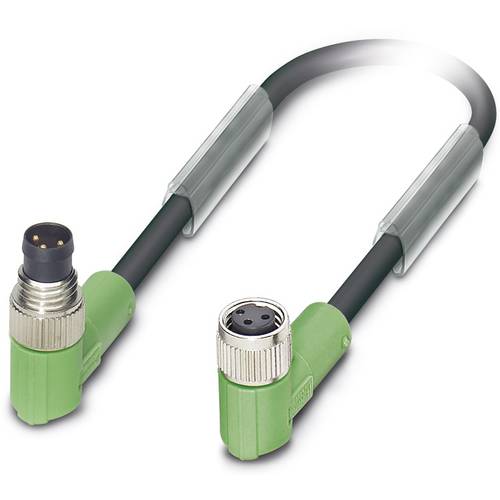 Thumbnail - Phoenix Contact 1682087 Sensor-/Aktor-Steckverbinder, konfektioniert M8 Stecker, gewinkelt, Buchse, gerade 1.50 m Polzah...