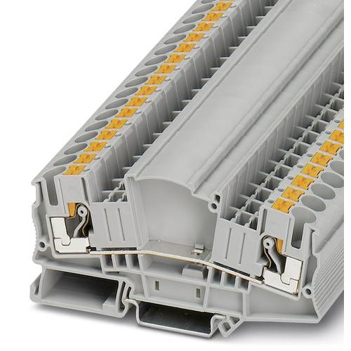 Phoenix Contact 3212183 Durchgangsklemme 8.2 mm Schnellanschluss Grau 50 St.