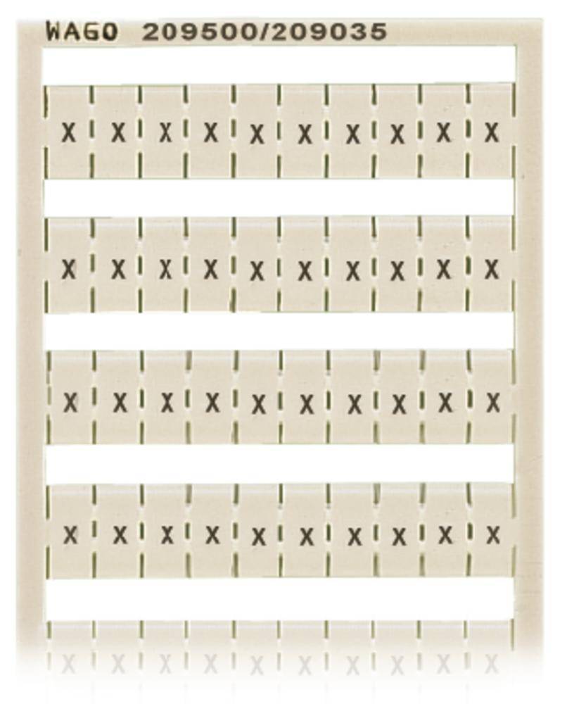 WAGO 209-500/209-035 Bezeichnungskarten Weiß 5 St.