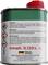 'Rote Metallflasche mit Warnsymbolen. Enthält 0,125 L Lackentferner. Lagerung und Entsorgungshinweise auf Deutsch.'
