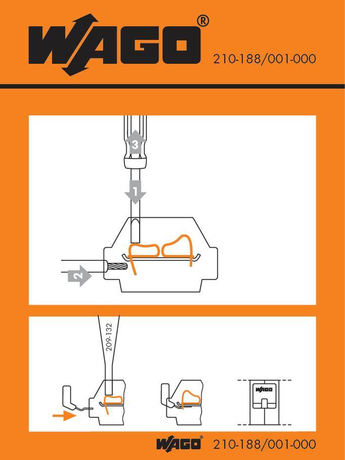 WAGO 210-188/001-000 Handhabungsaufkleber 100 St.