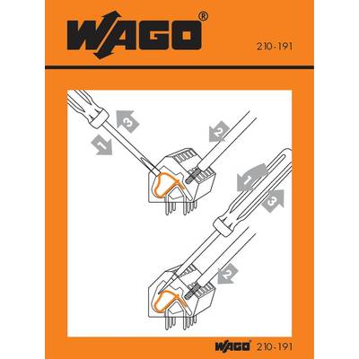 WAGO 210-406 Handhabungsaufkleber  100 St.