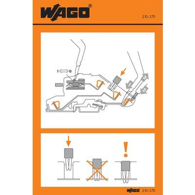 WAGO 210-370 Handhabungsaufkleber  100 St.