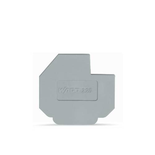 WAGO 226-110 Abschlussplatte Grau 25 St.