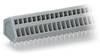 WAGO 233-102 Federkraftklemmblock 0.50 mm² Polzahl 2 Grau 600 St.