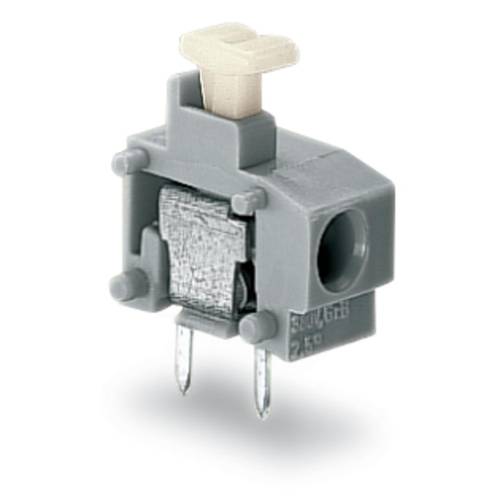 WAGO 235-754/331-000 Federkraftklemmblock 0.75 mm² Polzahl 1 Blau 600 St.