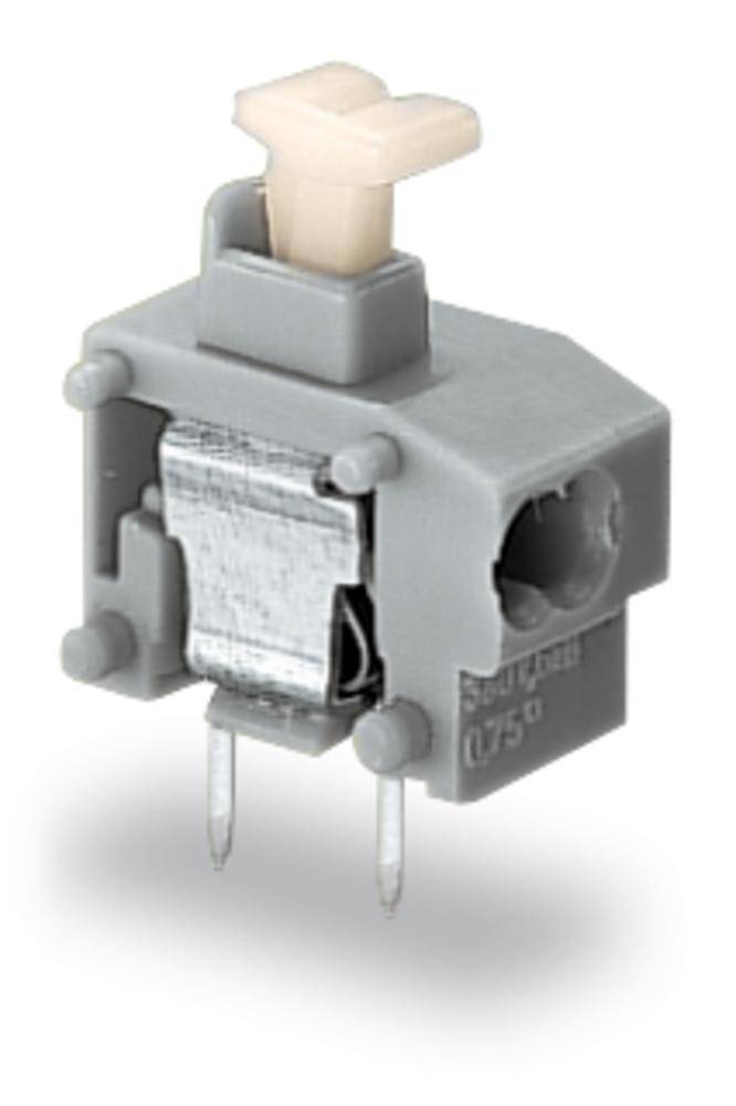 WAGO 235-551/332-000 Federkraftklemmblock Polzahl 1 Grau 600 St.
