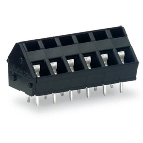 Thumbnail - WAGO 236-404/334-604 Federkraftklemmblock 2.50 mm² Polzahl 4 Schwarz 220 St.