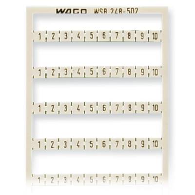 WAGO 248-502 Mini-WSB-Schnellbeschriftungssystem Aufdruck: 1 - 10 5 St.