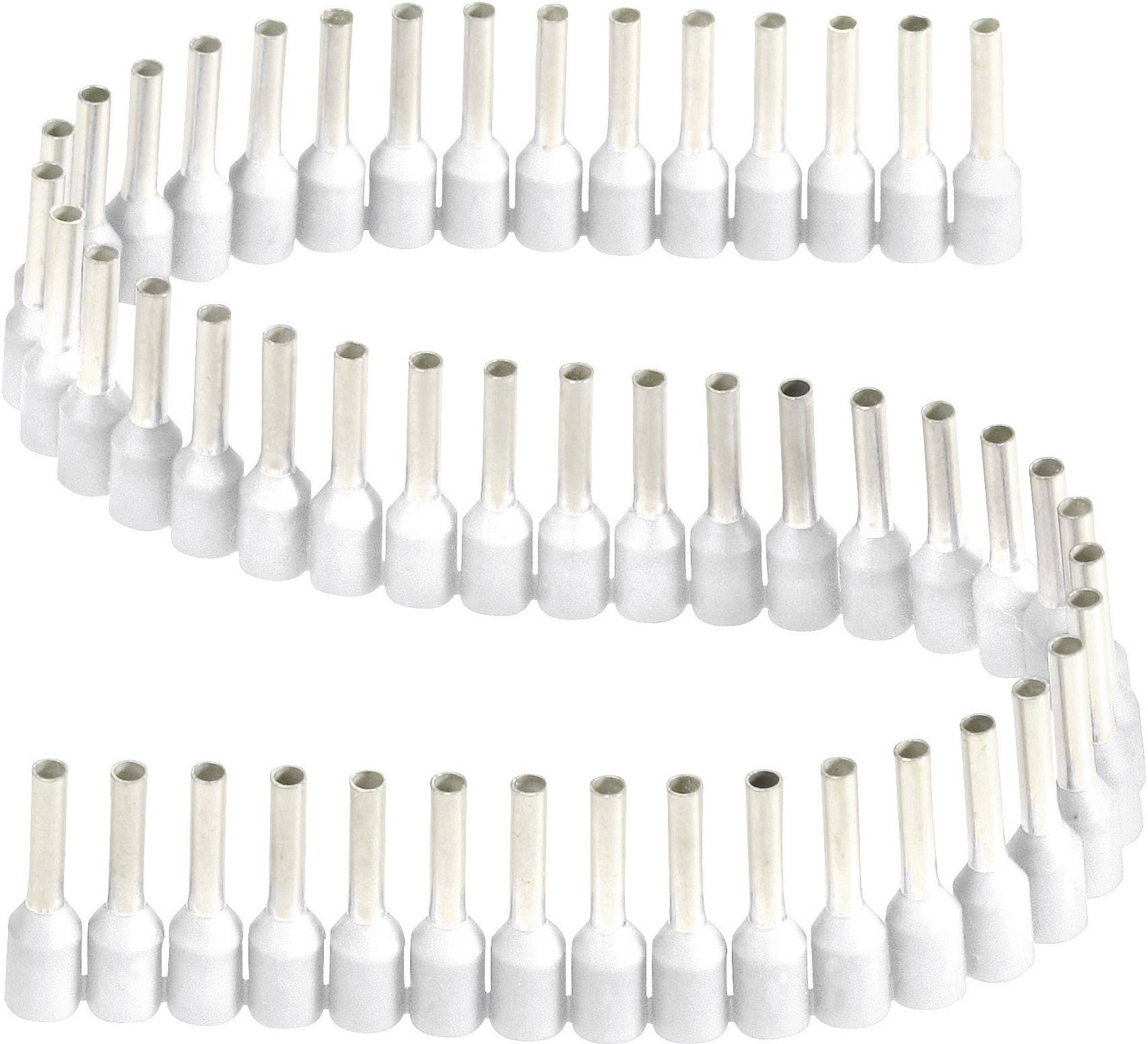 Vogt Verbindungstechnik 470108.00050 Kabelsko 0.5 mm² Delvist isoleret Hvid 50 stk