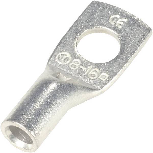 Vogt Verbindungstechnik 3414A 3414A Rohrkabelschuh 180 ° M4 10 mm² Loch-Ø: 4.3 mm 1 St.